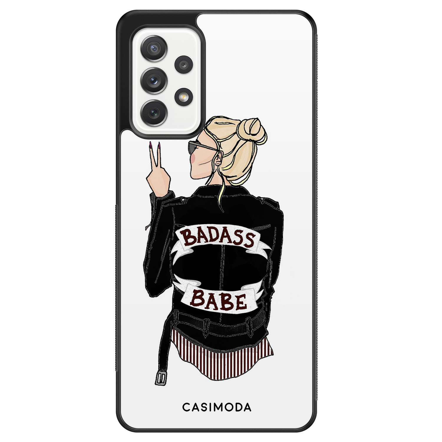 Samsung Galaxy A52 hoesje - Badass babe blondine