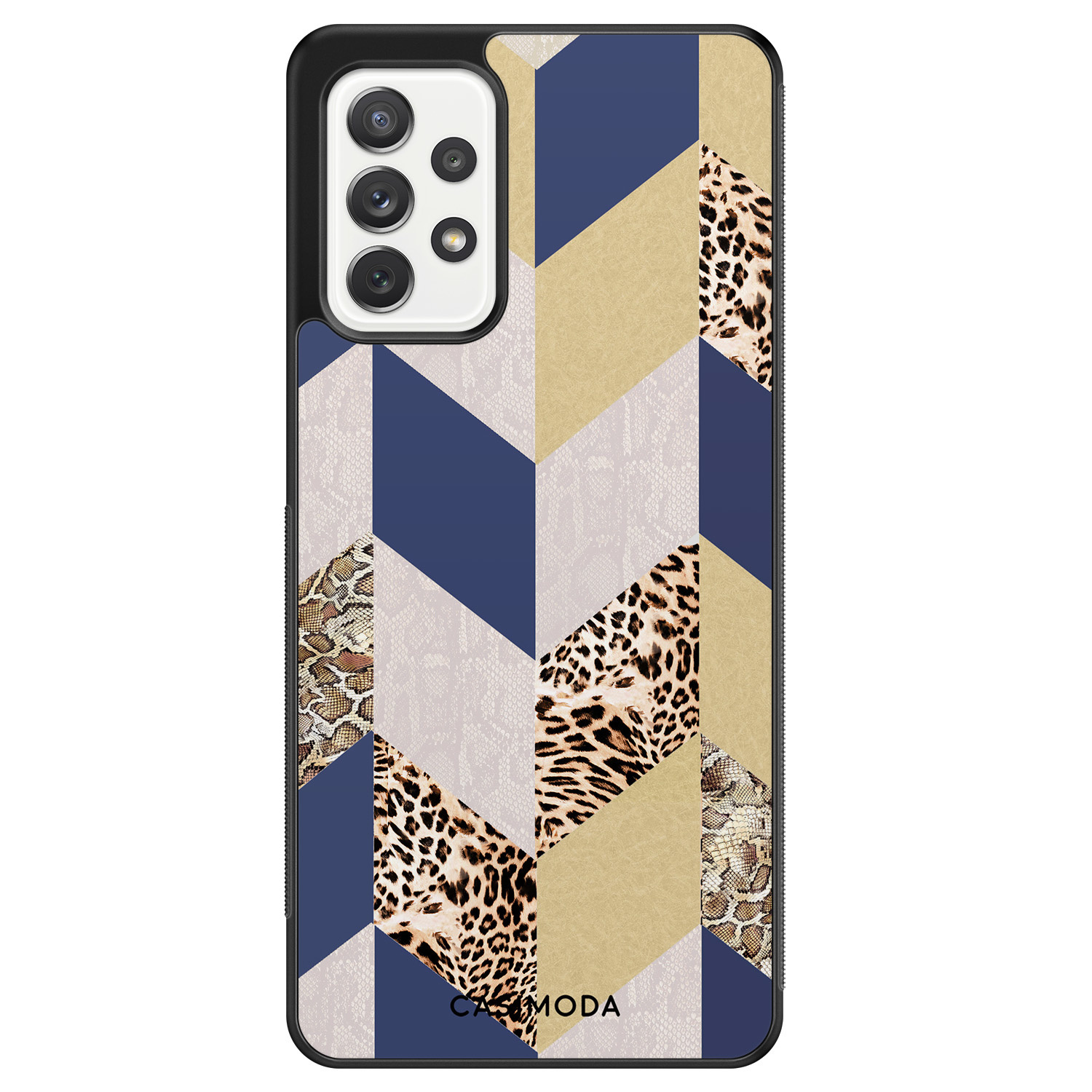 Samsung Galaxy A72 hoesje - Blue leo wild
