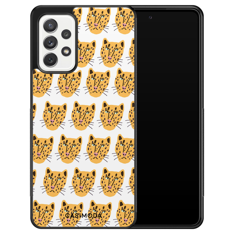 Casimoda Samsung Galaxy A72 hoesje - Got my leopard