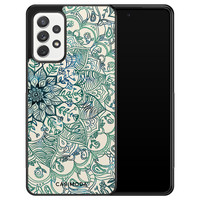 Casimoda Samsung Galaxy A72 hoesje - Mandala blauw