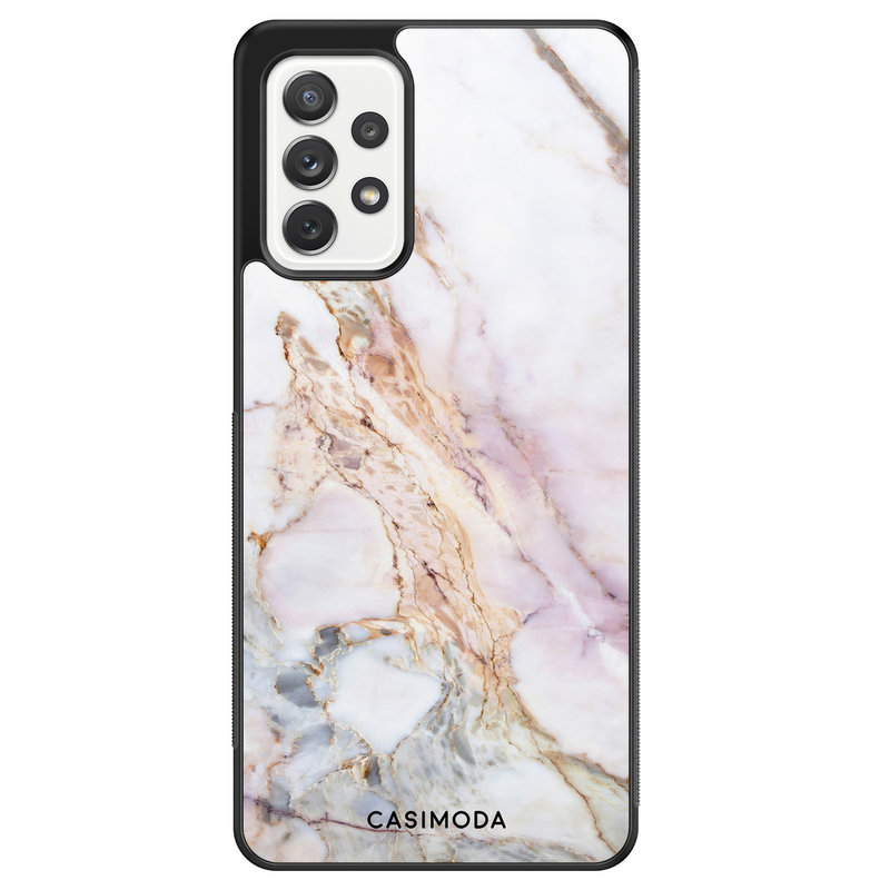 Casimoda Samsung Galaxy A72 hoesje - Parelmoer marmer