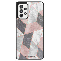 Casimoda Samsung Galaxy A72 hoesje - Stone grid