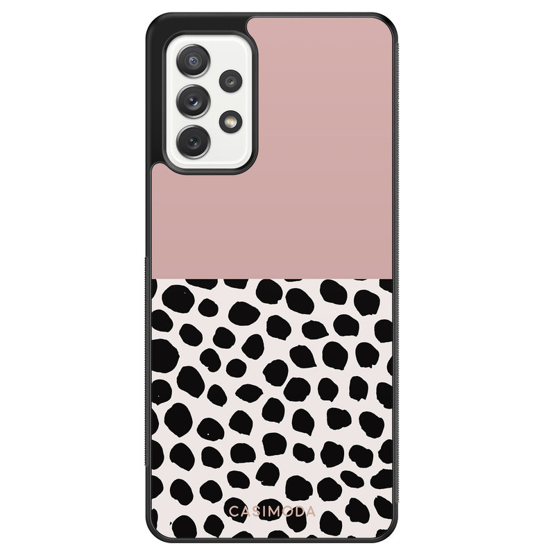 Casimoda Samsung Galaxy A72 hoesje - Pink dots