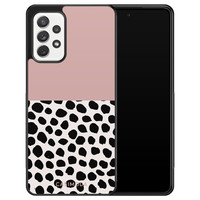 Casimoda Samsung Galaxy A72 hoesje - Pink dots