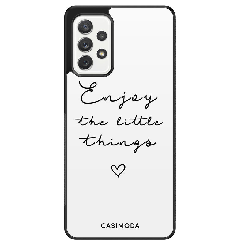 Casimoda Samsung Galaxy A72 hoesje - Enjoy life