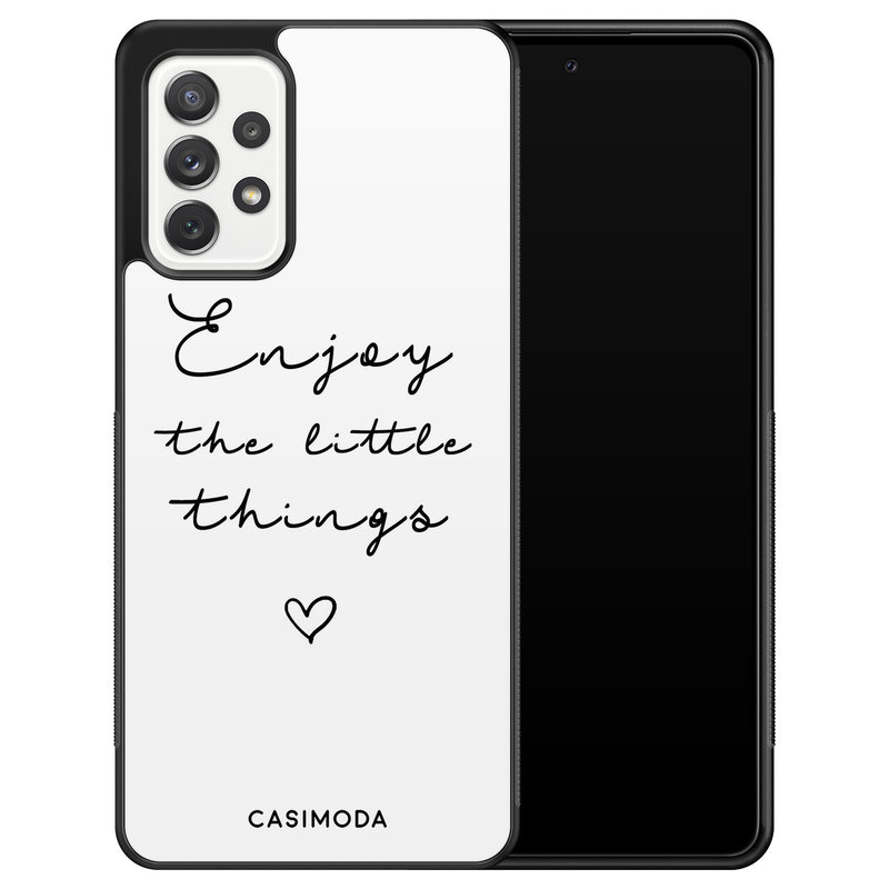 Casimoda Samsung Galaxy A72 hoesje - Enjoy life