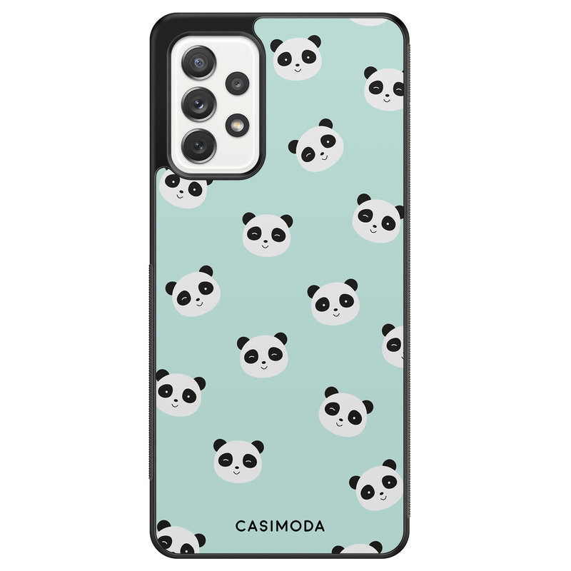 Casimoda Samsung Galaxy A72 hoesje - Panda print