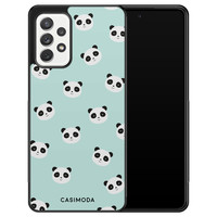 Casimoda Samsung Galaxy A72 hoesje - Panda print