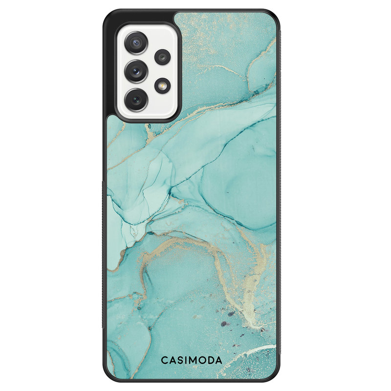 Casimoda Samsung Galaxy A72 hoesje - Touch of mint