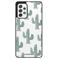 Casimoda Samsung Galaxy A72 hoesje - Cactus print