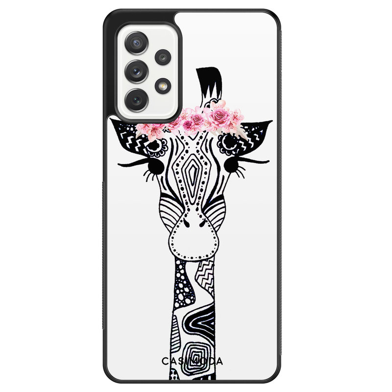 Casimoda Samsung Galaxy A72 hoesje - Giraffe