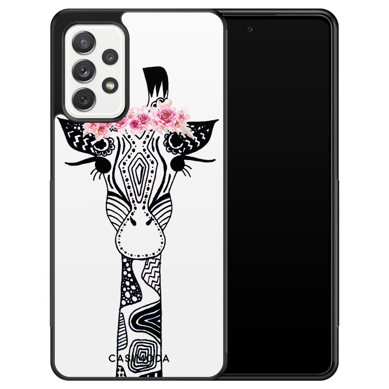 Casimoda Samsung Galaxy A72 hoesje - Giraffe