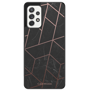 Casimoda Samsung Galaxy A72 hoesje - Marble grid