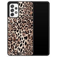 Casimoda Samsung Galaxy A72 hoesje - Golden wildcat