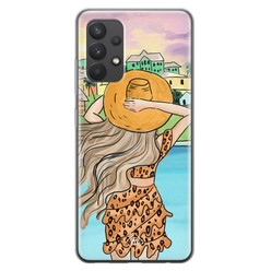 Casimoda Samsung Galaxy A32 4G siliconen hoesje - Sunset girl