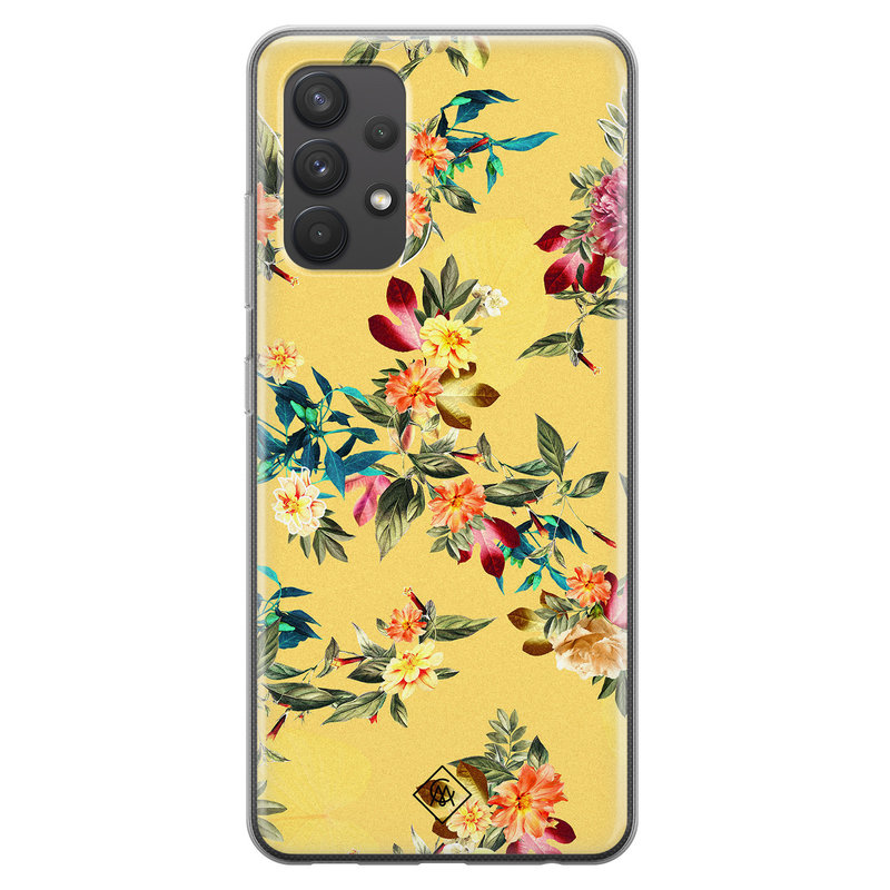 Casimoda Samsung Galaxy A32 4G siliconen hoesje - Floral days