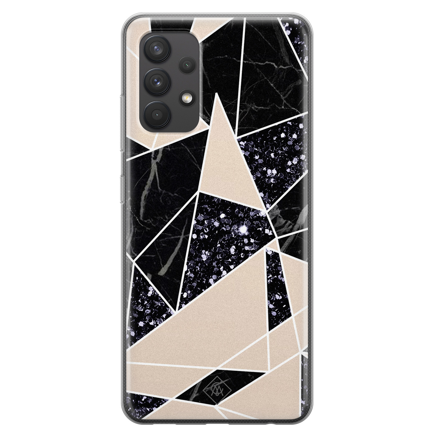 Samsung Galaxy A32 4G siliconen telefoonhoesje Abstract painted