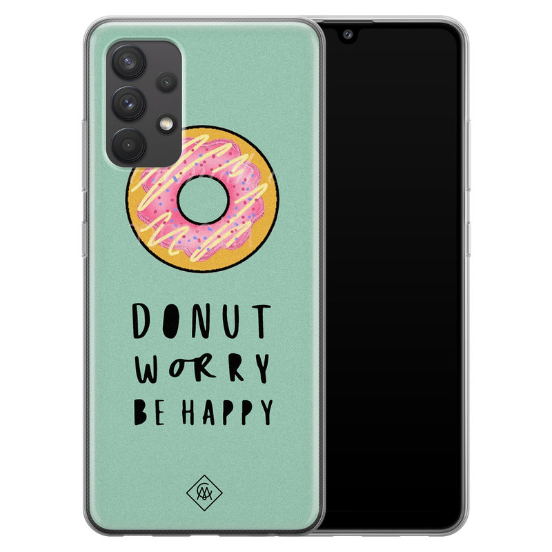 Casimoda Samsung Galaxy A32 4G siliconen hoesje - Donut worry