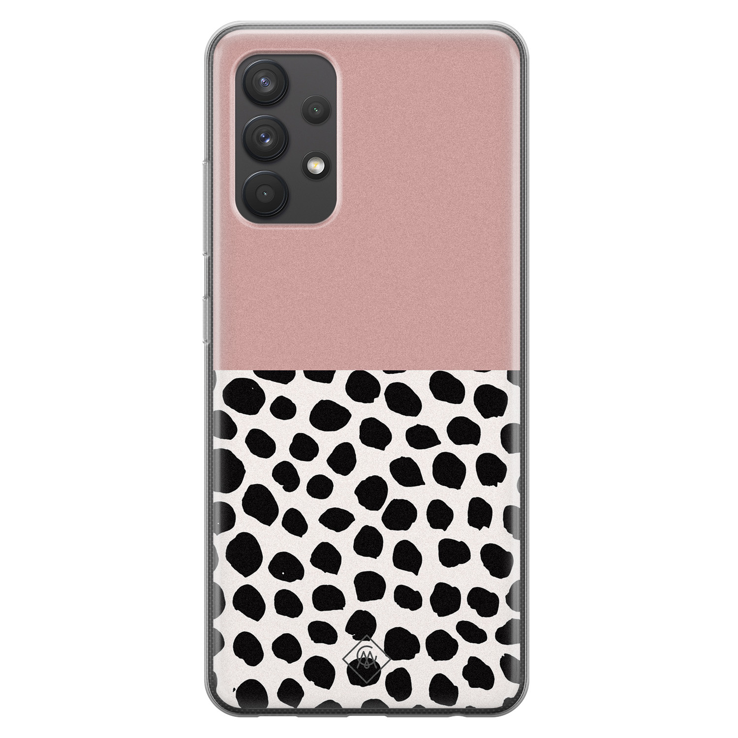 Samsung Galaxy A32 4G siliconen hoesje Pink dots