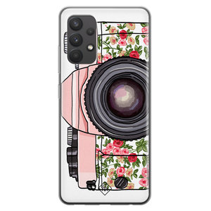 Casimoda Samsung Galaxy A32 4G siliconen hoesje - Hippie camera