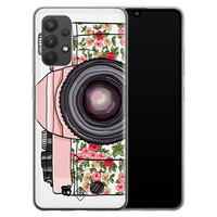 Casimoda Samsung Galaxy A32 4G siliconen telefoonhoesje - Hippie camera