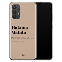 Casimoda Samsung Galaxy A32 4G siliconen hoesje - Hakuna matata