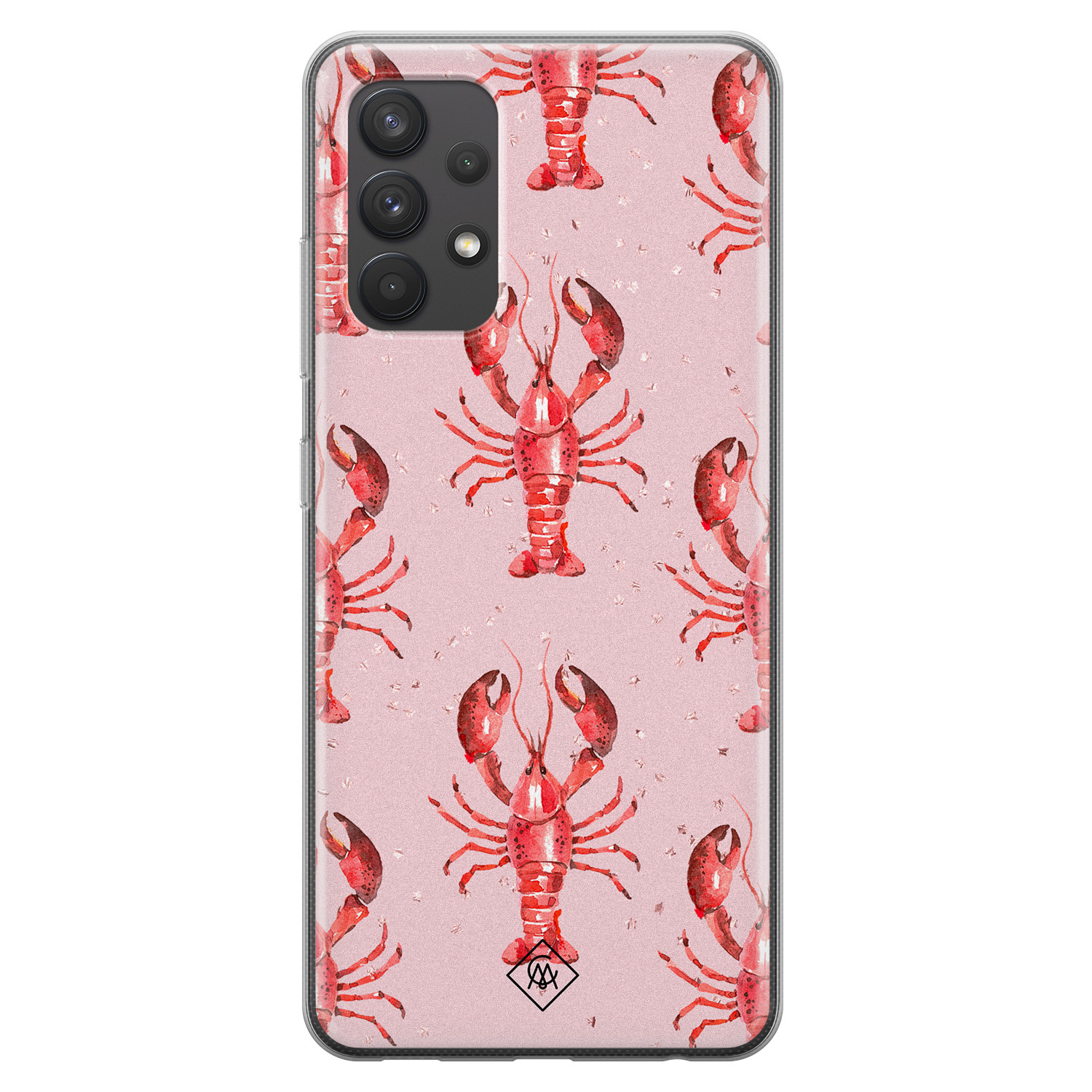 Samsung Galaxy A32 4G siliconen telefoonhoesje Lobster all the way