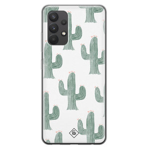 Casimoda Samsung Galaxy A32 4G siliconen hoesje - Cactus print