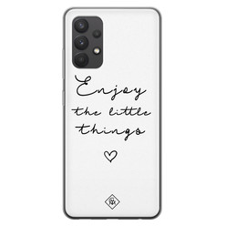 Casimoda Samsung Galaxy A32 4G siliconen hoesje - Enjoy life