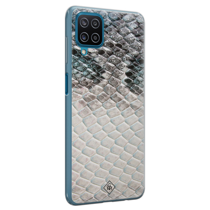 Casimoda Samsung Galaxy A12 siliconen hoesje - Oh my snake