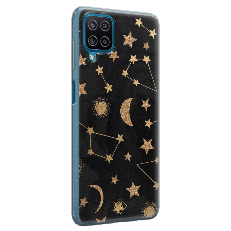 Casimoda Samsung Galaxy A12 siliconen hoesje - Counting the stars