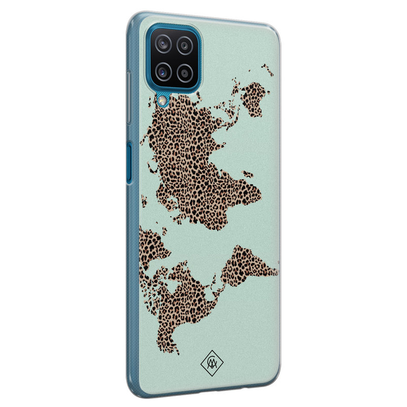 Casimoda Samsung Galaxy A12 siliconen hoesje - Wild world