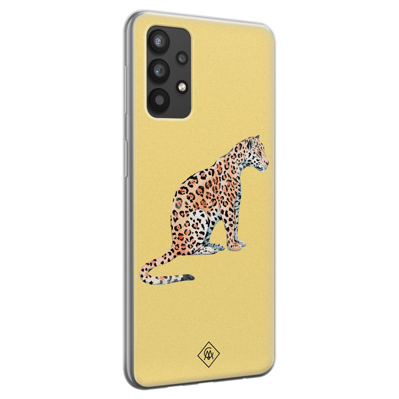 Casimoda Samsung Galaxy A32 4G siliconen hoesje - Leo wild