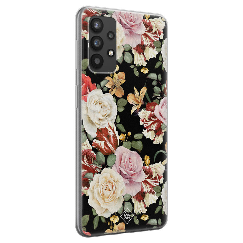 Casimoda Samsung Galaxy A32 4G siliconen hoesje - Flowerpower