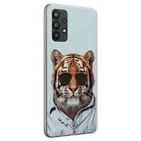 Casimoda Samsung Galaxy A32 4G siliconen hoesje - Tijger wild