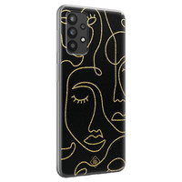 Casimoda Samsung Galaxy A32 4G siliconen hoesje - Abstract faces