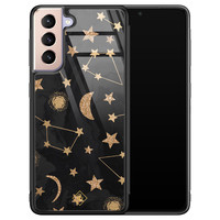 Casimoda Samsung Galaxy S21 Plus glazen hardcase - Counting the stars