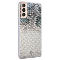 Casimoda Samsung Galaxy S21 siliconen hoesje - Oh my snake