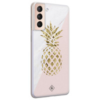 Casimoda Samsung Galaxy S21 siliconen hoesje - Ananas