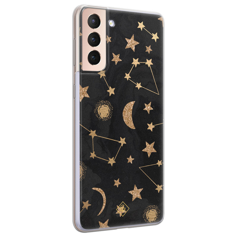 Casimoda Samsung Galaxy S21 siliconen hoesje - Counting the stars