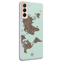 Casimoda Samsung Galaxy S21 Plus siliconen hoesje - Wild world