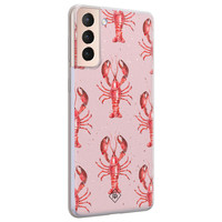 Casimoda Samsung Galaxy S21 Plus siliconen telefoonhoesje - Lobster all the way