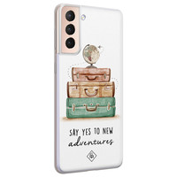 Casimoda Samsung Galaxy S21 Plus siliconen hoesje - Wanderlust