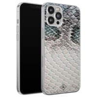 Casimoda iPhone 12 Pro Max siliconen hoesje - Oh my snake