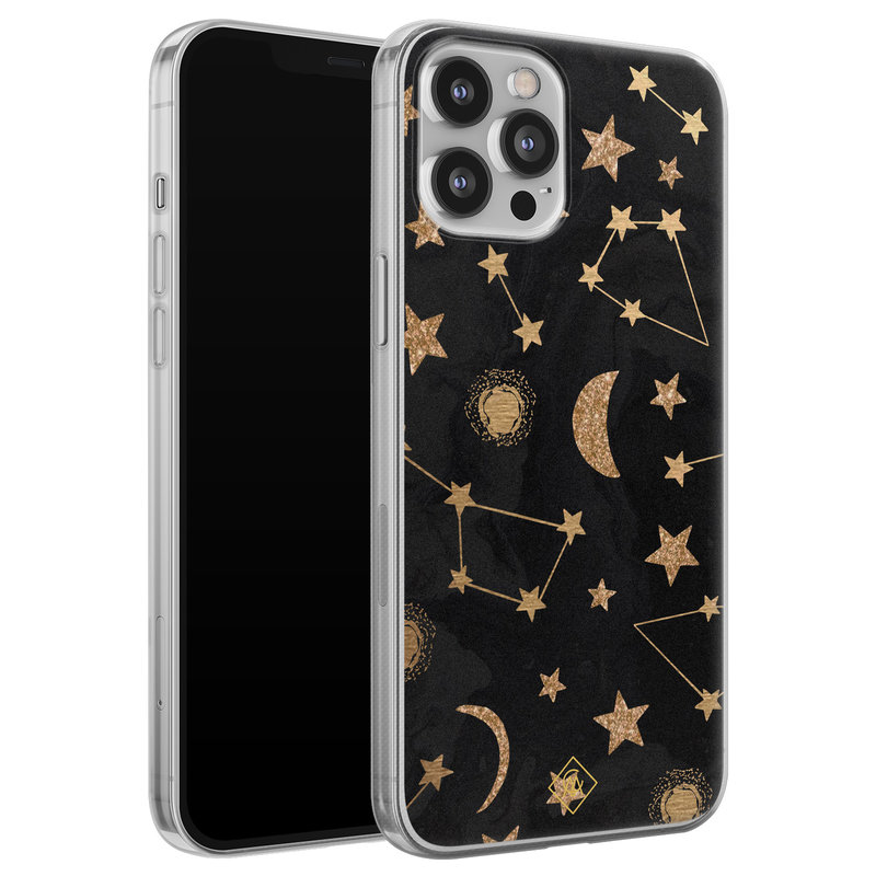 Casimoda iPhone 12 Pro Max siliconen hoesje - Counting the stars