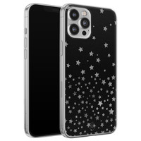 Casimoda iPhone 12 Pro Max siliconen hoesje - Falling stars