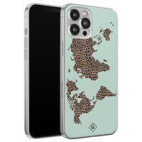 Casimoda iPhone 12 Pro Max siliconen hoesje - Wild world