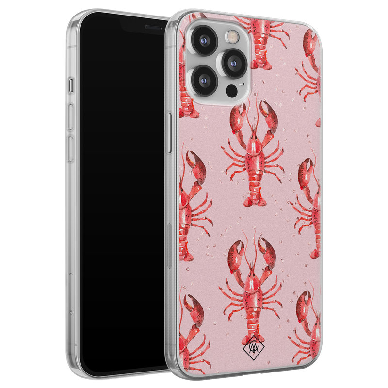 Casimoda iPhone 12 Pro Max siliconen telefoonhoesje - Lobster all the way