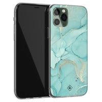 Casimoda iPhone 11 Pro siliconen hoesje - Touch of mint