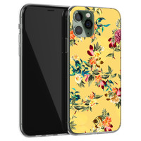 Casimoda iPhone 11 Pro siliconen hoesje - Floral days